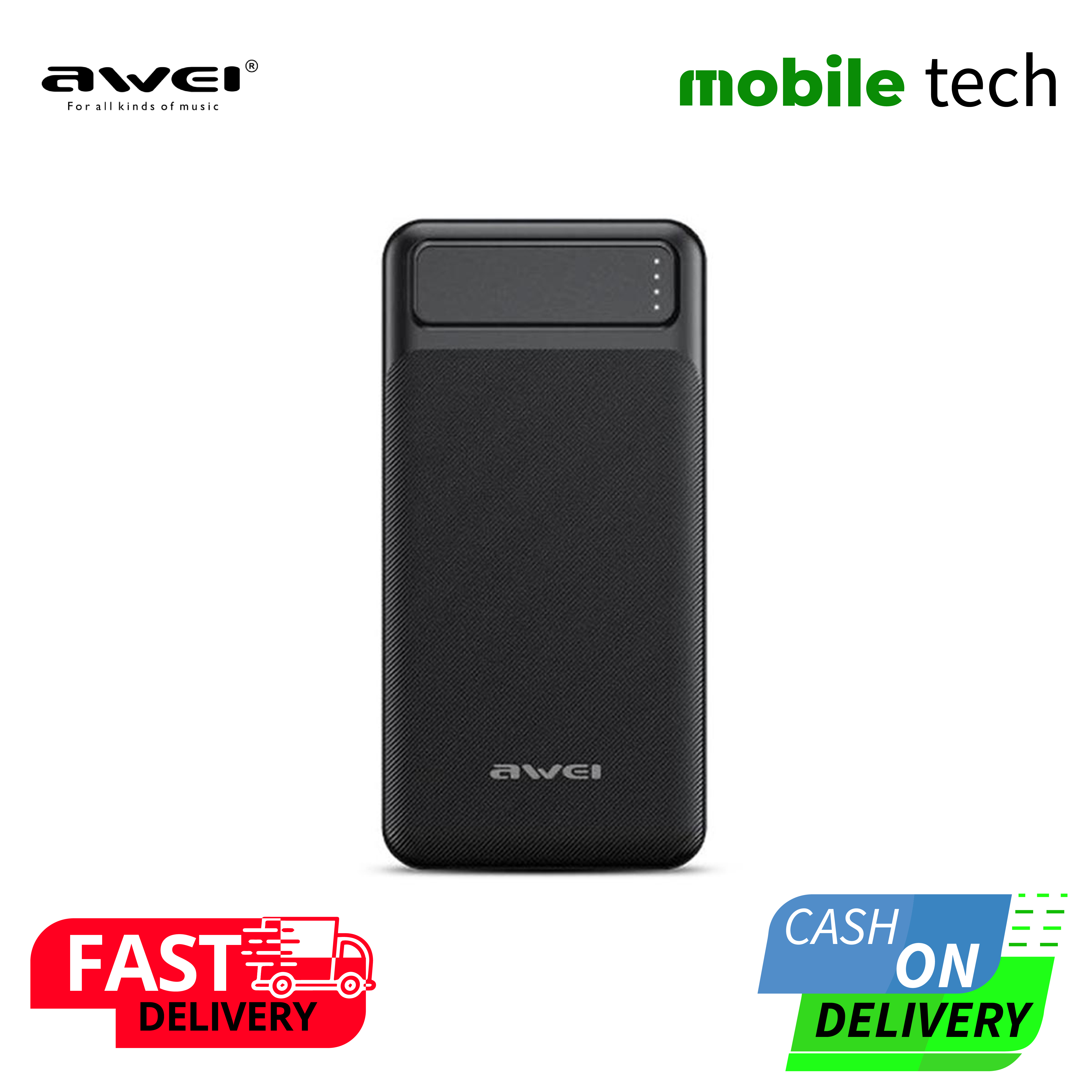 Awei P5K Portable Power Bank - 10000mAh